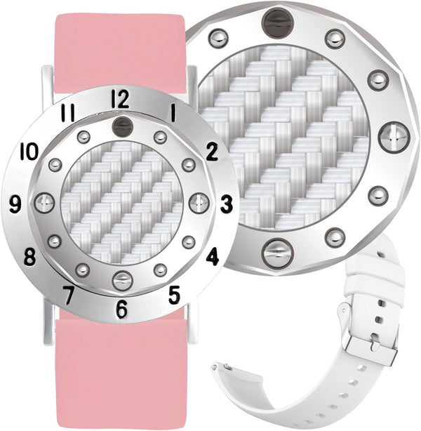 Golf Ball Marker with Carbon Fiber Ball Marker Bracelet, Golf Accessories, Golf