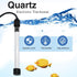 50W Aquarium Heater by boxtech, Submersible Fish Tank Thermostat Proof Explosion and Auto Digital Control,