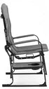 43") Camping Chairs for Adults, Camp Chair with Table, Lawn Chairs with High Back, Outdoor Folding Chairs for Fishing