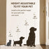 Communication GoldTiger Fixed Metal Dog Doorbell for Potty Training - Heavy Duty Steel Wall Mounted Dog Bell for Door
