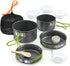 Lixada Camping Cookware Set, 11PCS Non-Stick Lightweight Pot Pan Bowls for Outdoor Camping