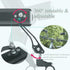 Handlebar Rearview Bike Mirrors, 2 Pack for Electric, Mountain, and Fixed Gear Bikes (Black)