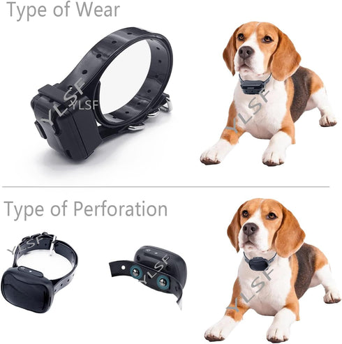 Dog Collar Strap for Electronic Training Collar Receivers - Adjustable Durable Waterproof Replacement