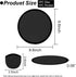 1PC 9.8'' Foldable Flying Disc Fans with Bags, DIY Handheld Black Egde Fabric Folding Fan for Outdoor Game Activities