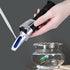 Water Salinity Refractometer, LEERCHUANG Dual Scales Hydrometer: Specific Gravity 1.000-1.070 & ppt 0-100 (1‰ = 1ppt = 1000 ppm), Handheld Seawater Tester for Aquarium, Marine Fish-Keeping, Pool Tank