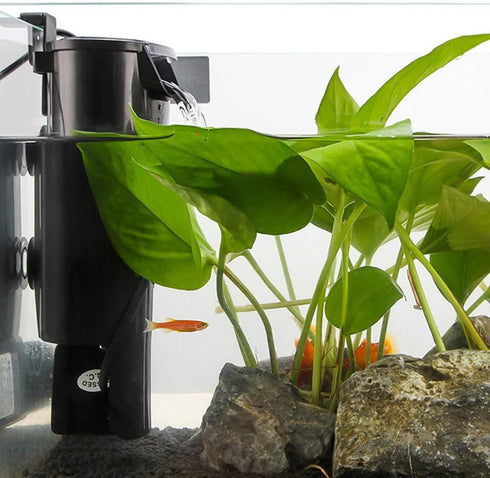 Aquarium Internal Filter for Turtle Tanks, Low Level Waterfall Fish Tank Filter, Suitable for 5 to 40 Gallon