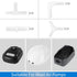 AQUANEAT 40Pcs Aquarium Airline Tubing Connector, Plastic Fish Tank Air Pump Connector
