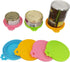 Universal BPA Free Silicone Pet Can Cover Lids for Dog and Cat Food - One Can Cap Fits Most Standard Size (4 Pack)