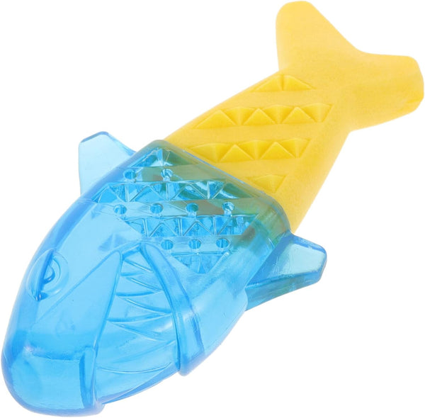 Milisten Freezable Dog Chew Toy Bone Shape Cooling Teether Interactive Summer Play