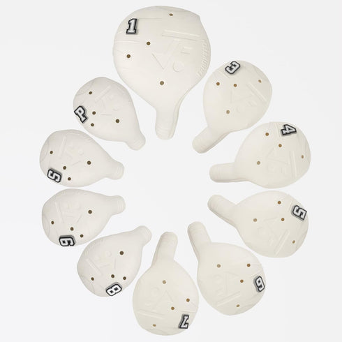 Golf Club Covers Pins, 10pcs or 25pcs PVC Plastic Decoration Charms, Compatible with Golf Head Covers
