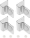 Aquarium Accessories 4Pcs Fish Tank Glass Lids, Stainless Steel Clip Support Holder, Universal Lid Clips for 5mm Glass