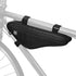 Waterproof Bike Frame Bag, Large Capacity Triangle Bicycle Under Tube Storage Pouch Cycling Accessories, Black