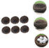 12pcs Country Alipis Style Rattan Bird Nest Decor Lifelike Artificial Nesting for Home Table Garden Decoration