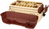 Flambeau Outdoors 2059 Portable All-Weather Tackle Storage - 7-Tray, Maroon/Tan