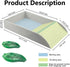 GSYUWIH 5 Set,Gray Pcs Tortoise Water Dish Tortoise Water Dish with Ramp and Turtle Water Bowl,Turtle Feeder Ball,Scrub