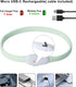 Light Up Dog Collar, Multi-Color USB C Rechargeable LED Collar, High Visibility Glow in The Dark for Small Medium Large