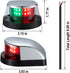 Bi-Color Bow Navigation Light for Small Boats, Yachts, and Skiffs