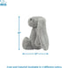 Best Pet Supplies Interactive Bunny Buddy Dog Toy, Crinkle and Squeaky Enrichment for Small Medium Dogs