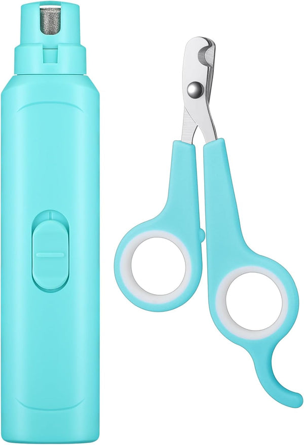 Lasnten 2 Pcs Bird Nail Grinder with Clipper Bird Nail Trimmer File