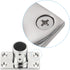SHENGHUISS 316 Stainless Steel Boat Hand Rail Base, Marine Hardware Railing Fitting with Installation Accessories