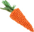 WOZUN 5-Piece Rabbits Chew Toy Natural Grass Carrot Small Animal Teeth Grinding Rabbits Chew Carrot for Teeth Grinding