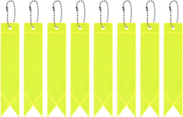 PATIKIL Reflector Tag Pendant, Reflective Safety Keychain Gear for Backpack, Cycling, Running, Wheelchairs