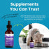 Liquid Glucosamine for Small Dogs, 260mg Joint Supplement for Mobility & Comfort, Easy-to-Use Liquid MSM & Chondroitin,