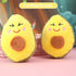 Yellow Dog Chew Toy, Avocado Squeaky Toy, Tough Chew Resistant, Soft Plush Tooth Cleaning Dog Chew for Small to Large