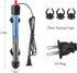 Adjustable Hitop Aquarium Heater 25W/50W/100W/300W, Submersible Glass Water Heater for 5 – 70 Gallon Fish Tank (50W)
