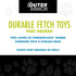 Hero Outer Armor Fetch Ring Dog Toy - Floats & Squeaks, Blue