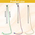 Xthrotsenk 3Pcs Cat Teaser Wand Cat Rope Toy Colorful Cats Rope Toy Interactive Kitten String Wands Ropes Toys