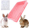 SquEqu 50 Pack Disposable Rabbit Litter Box Liners Disposable Rabbit Cage Cover Liner
