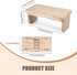 Meditation Bench - Yoga Bench,Wooden Zen Meditation Stool Kneeling Bench for Mindfulness Practice Tea Ceremony