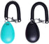 Winod Dog Training Clickers with Wrist Strap, 2 Pack (Black + New Blue)