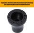 MOSNAI EZGO Steering Wheel Adapter for EZGO TXT and RXV Golf Carts, Mounting Adapter (Black)