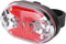LED Bike Rear Light, Outdoor Waterproof Safety Light, Night Riding Warning Accessory with Red/White Light