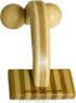 Hugs Pet Products Bamboo Massaging Slicker Brush for Small Pets