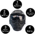 Tactical Mask Airsoft Masks for BB Hunting, CS Game Full Face Tactical Gear with Goggles for Outdoor Activities