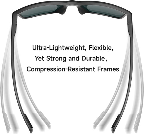 Polarized Sunglasses for Men and Women - Ideal for Driving, Fishing, Hiking, Beach Travel