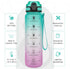 Opard 30oz/32oz Sports Water Bottle with BPA Free Tritan, Leak Proof Flip Top Lid, Reusable Plastic for Gym and Outdoor