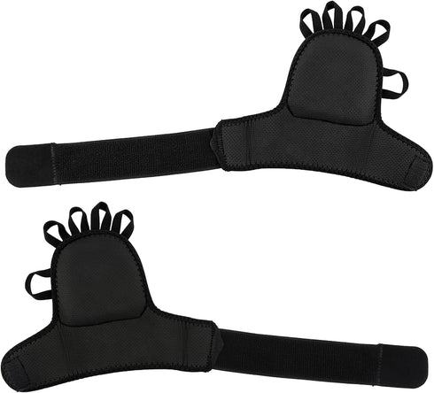Trivolein Workout Gloves for Men & Women, Wrist Wraps for Weightlifting Fingerless Gym Gloves with Wrist Support