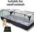 Small Animal Playpen Chicken Brooder with Cord Access Port, Portable Pop Up Pet Playpen with Detachable Base