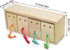 Bird Foraging Feeder Toy Training Intelligence Box Wooden for Parrot Budgie Parakeet Cockatiel Conure African Grey Cockatoo Amazon Finch Canary