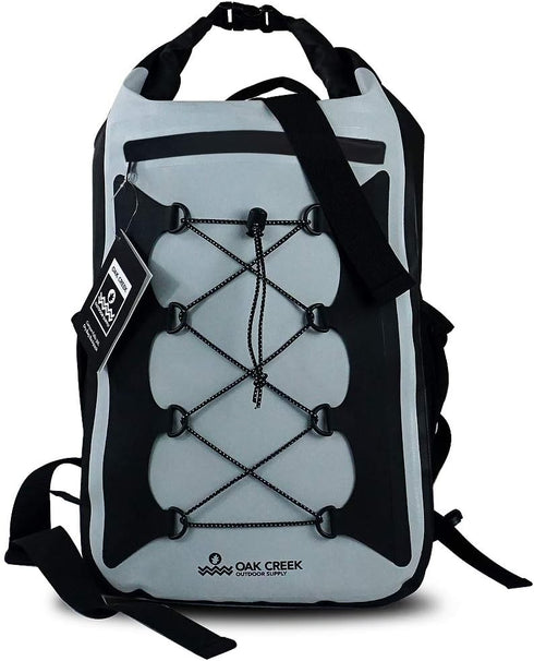Oak Creek Canyon Falls 30L Waterproof Dry Bag Backpack, Premium PVC Construction with Padded Shoulder Straps