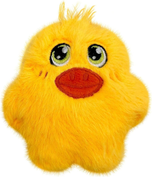 KONG Snuzzles Kiddos Mini Plush Dog Toy - Soft Squeaky Frog, Pig, Duck Combo for Small Dogs & Puppies