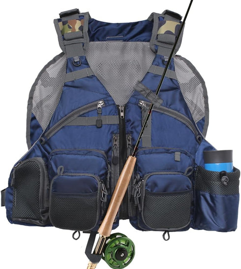 Kylebooker Fly Fishing Vest Pack - Adjustable for Men and Women