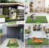 aHeemo Hemmed (19.8"x39.6") Artificial Grass for Dogs Potty, Reusable Pet Training Mat for Home and Travel, Washable