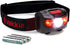 Vekkia Ultra Bright LED Headlamp, 5 Lighting Modes, White & Red LEDs, IPX6 Waterproof for Running, Cycling, Fishing,