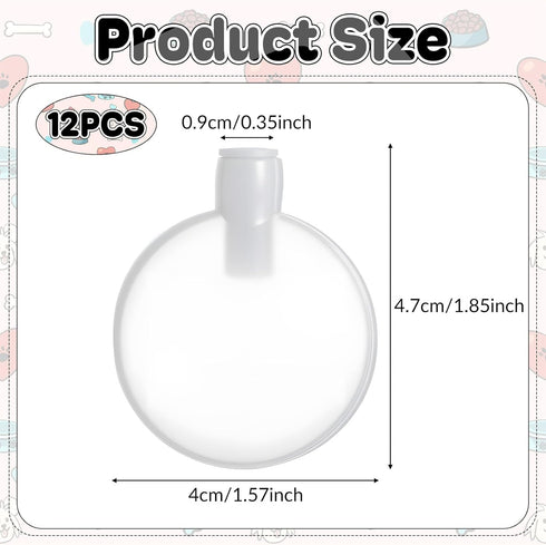Xthrotsenk 12Pcs 40mm Replacement Squeakers for Dog Toys Noise Maker Replacement Squeakers for Dog Toys Cat Toy Repair
