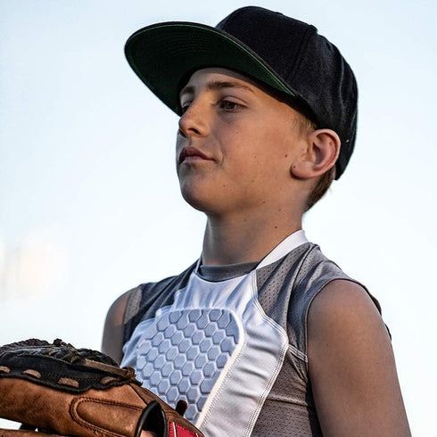 HEX Baseball Chest Protector Youth and Adult Sizes - McDavid Chest Protector, Heart Guard